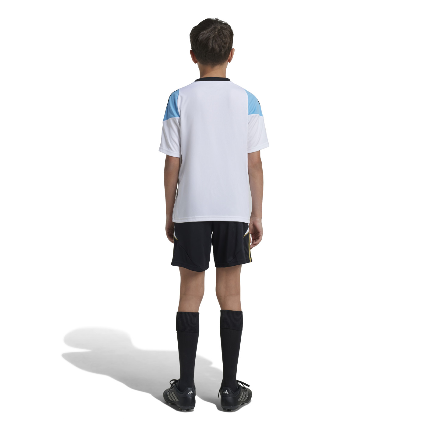Adidas Messi Trainingsbroekje Kids Zwart Wit Goud