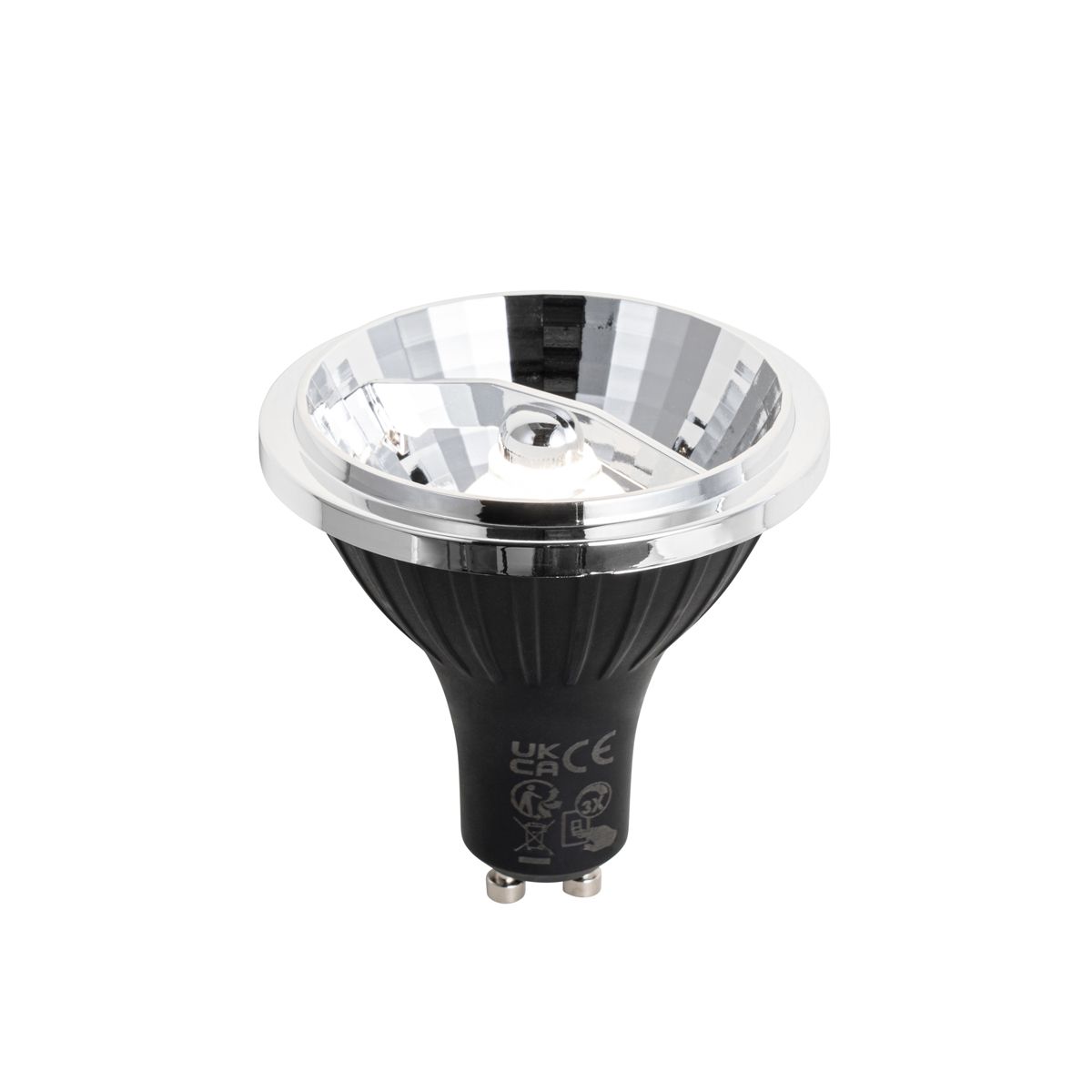 Set van 5 GU10 3-staps dimbaar LED lamp 70mm 6.5W 600 lm 4000K