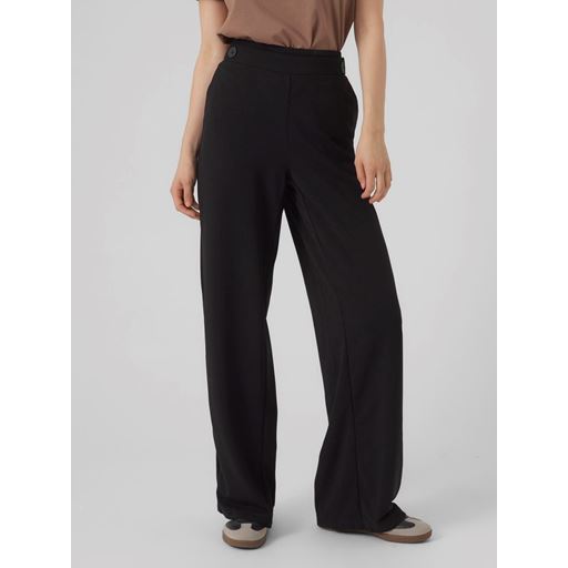 Vero Moda Liva Wide Bukser, Black, XL/L32