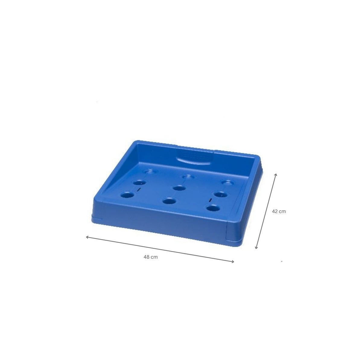 PROREGAL Drankkrattenstandaard Plattensee HxBxD 75 x 48 x 42 cm Blauw