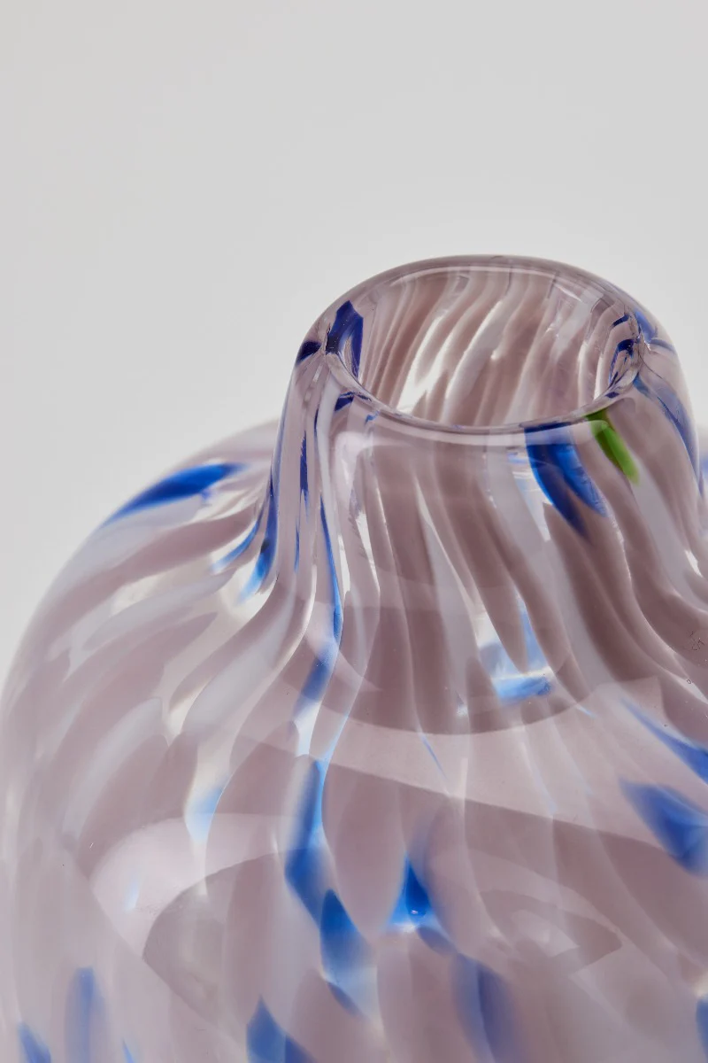 Bahne Interior  Vase - Purple, Blue & White