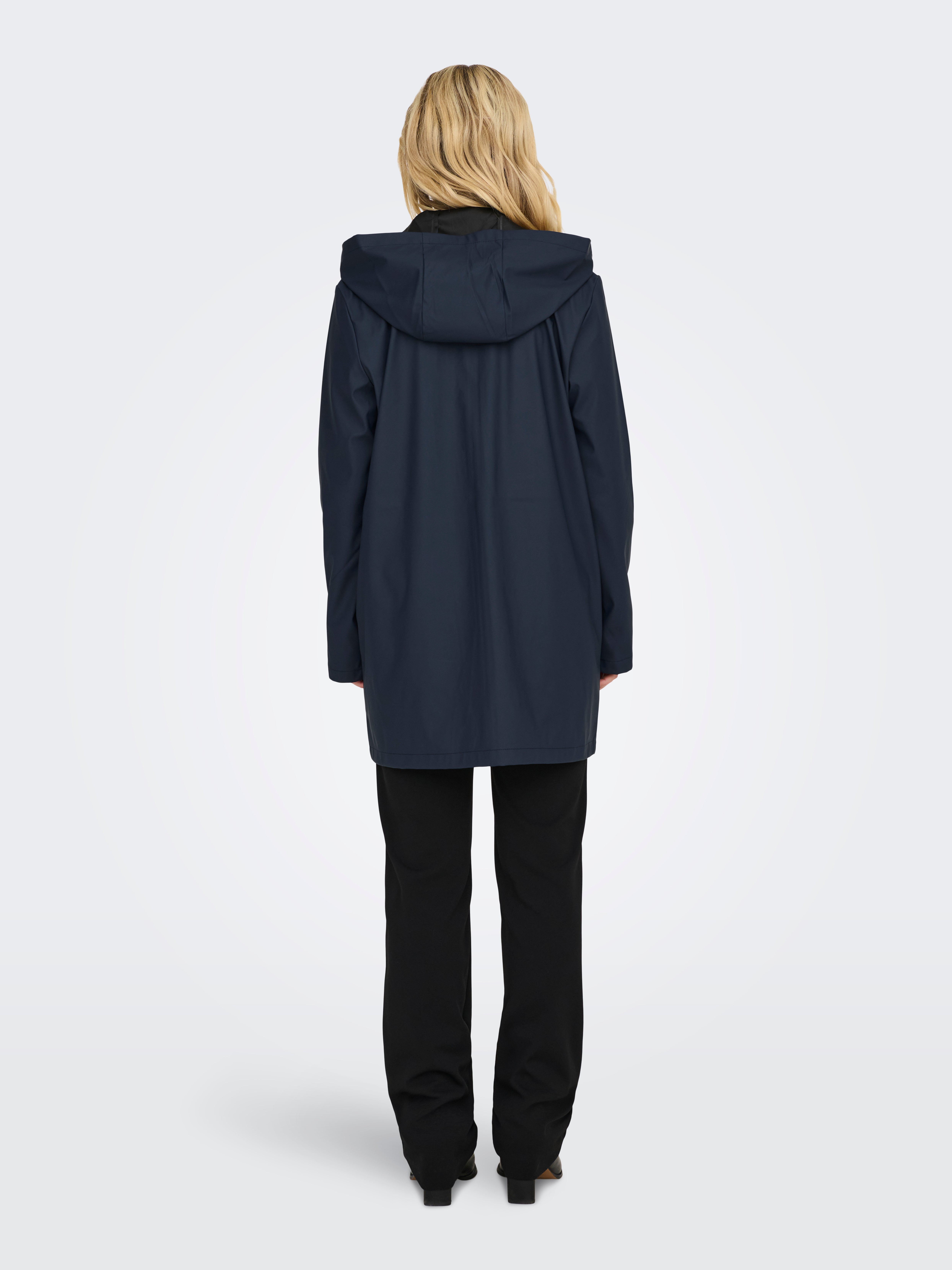 JDYELISA Regenmantel Navy Blazer