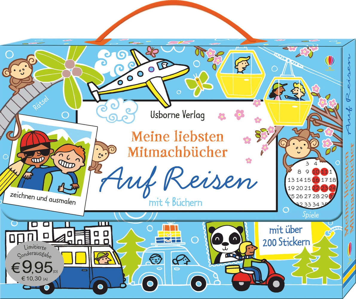 Meine liebsten Mitmachbücher - Auf Reisen, 4 Bde.