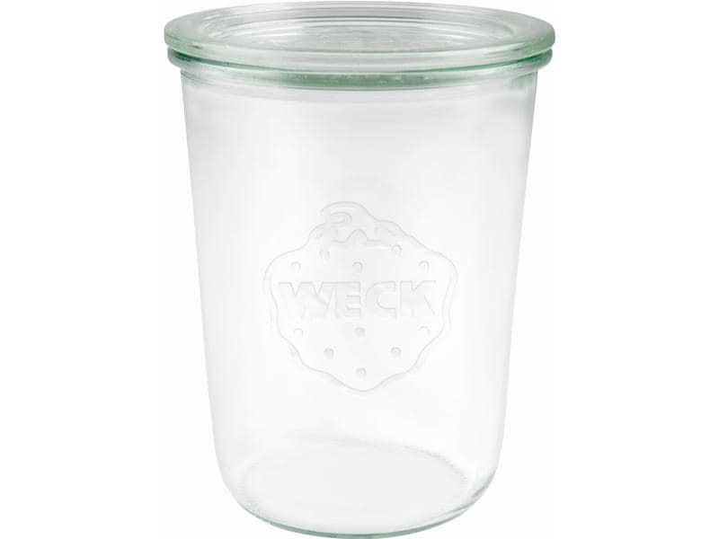 Weck Einmachglas 750 ml, 6 Stück Einmachgläser Set mit Deckel