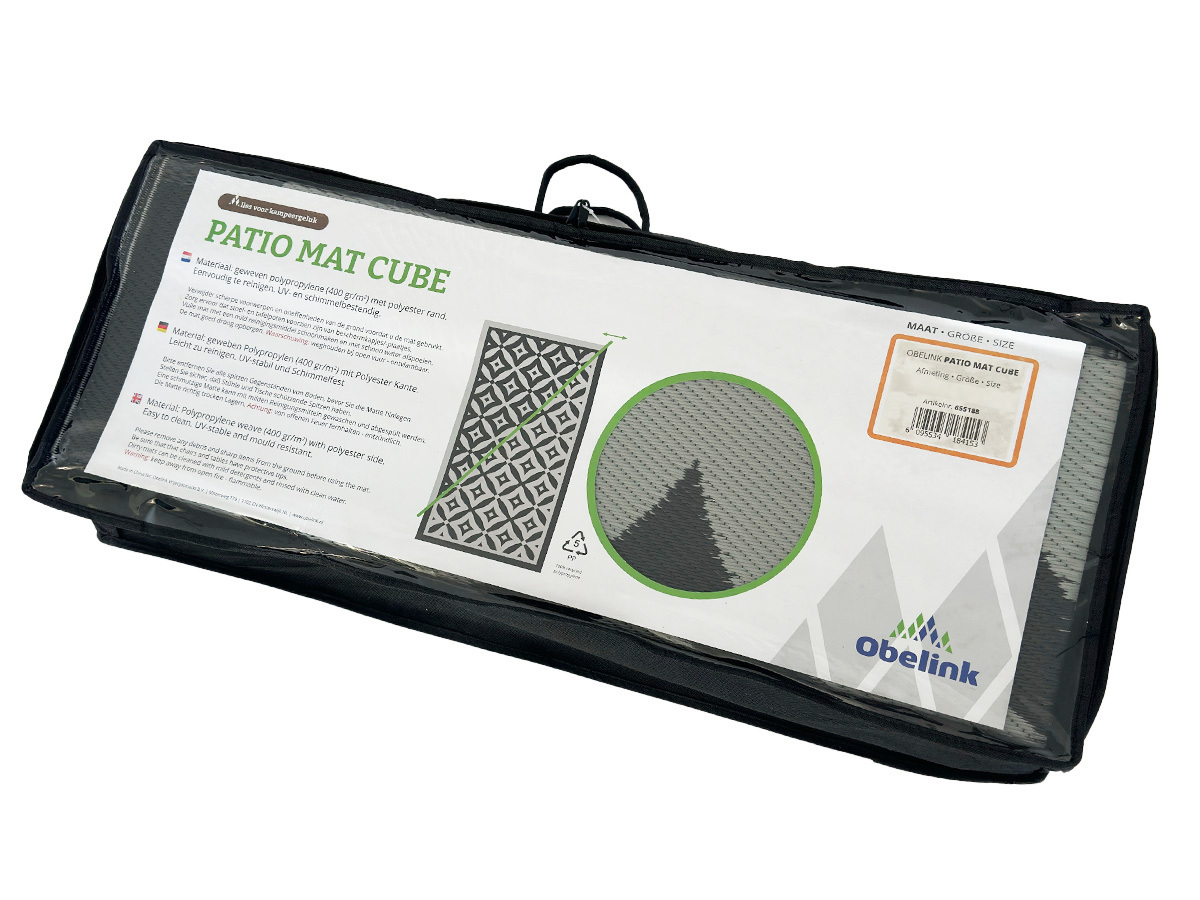 Obelink Patio Mat Cube 370 x 270 cm tenttapijt