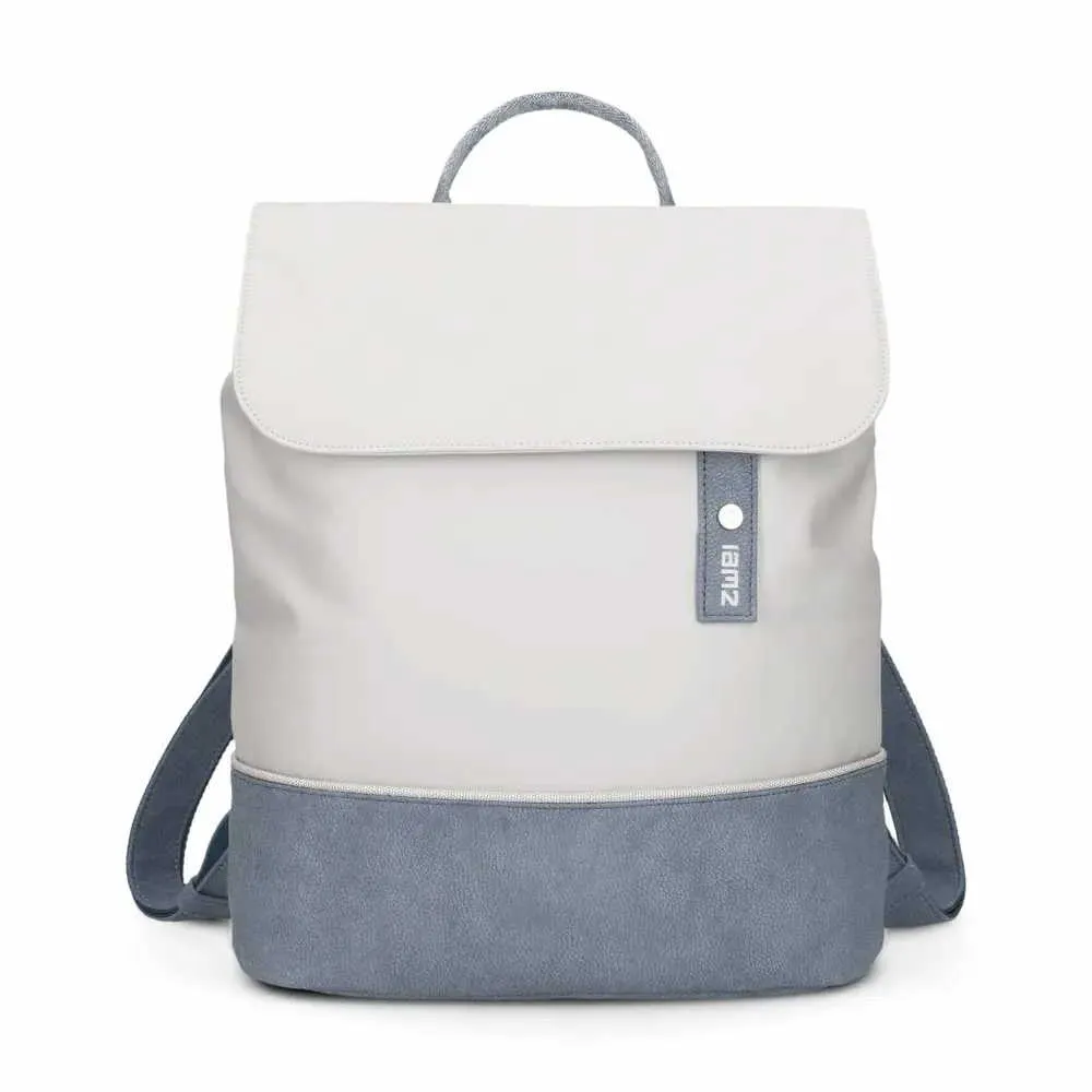 ZWEI Rucksack Hellblau Lederimitat