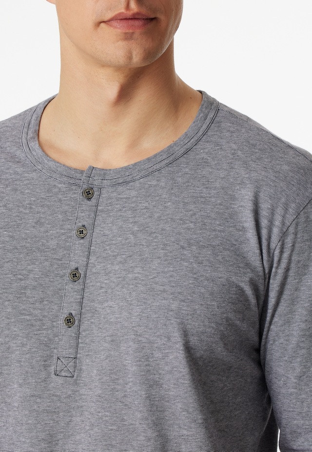 Schiesser Pyjama »selected! premium inspiration«, 2 Stk. mit praktischer Knopfleiste
