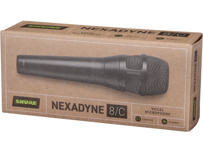 Shure Mikrofon Nexadyne 8/C Handmikrofon mit Nierencharakteristik und Revonic-Technologie