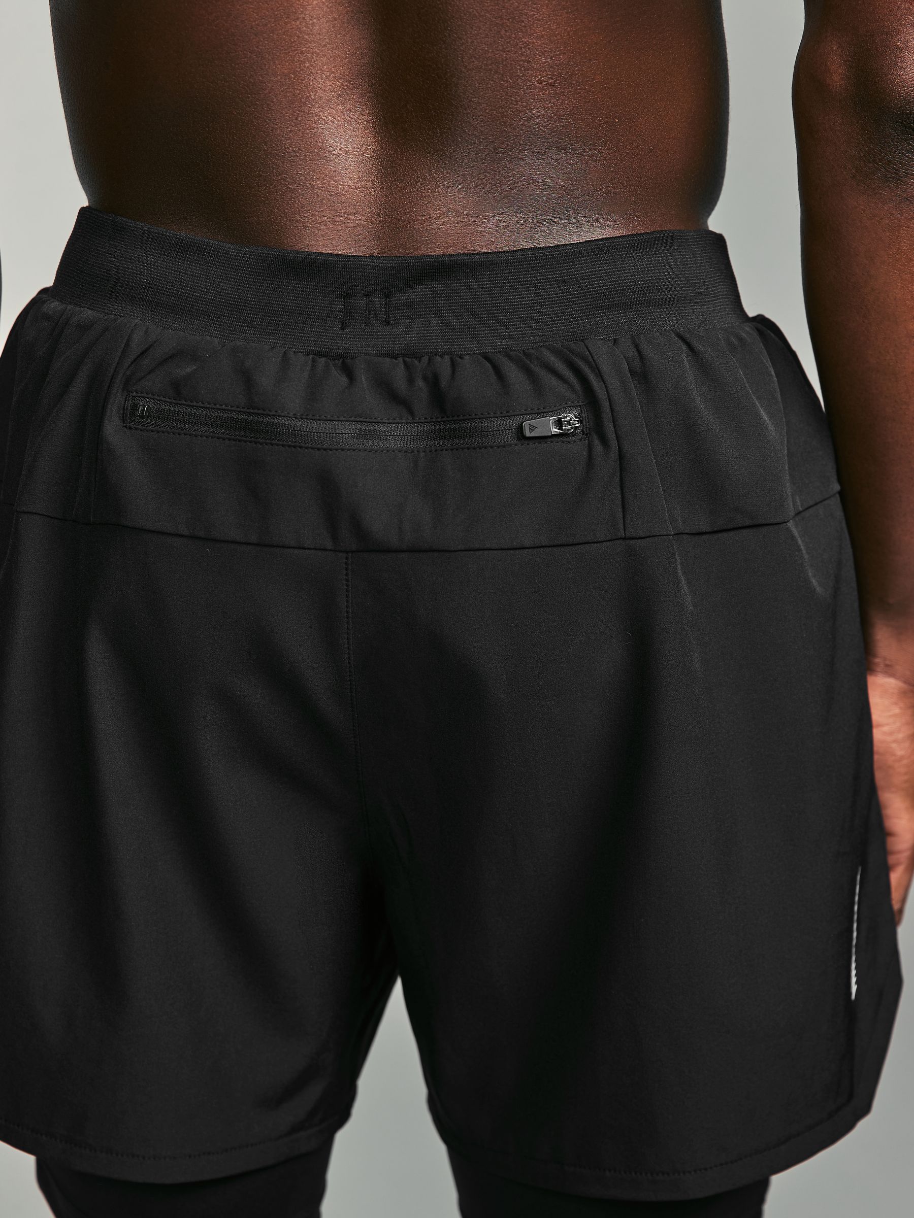 Zwart - Active 2-in-1 shorts