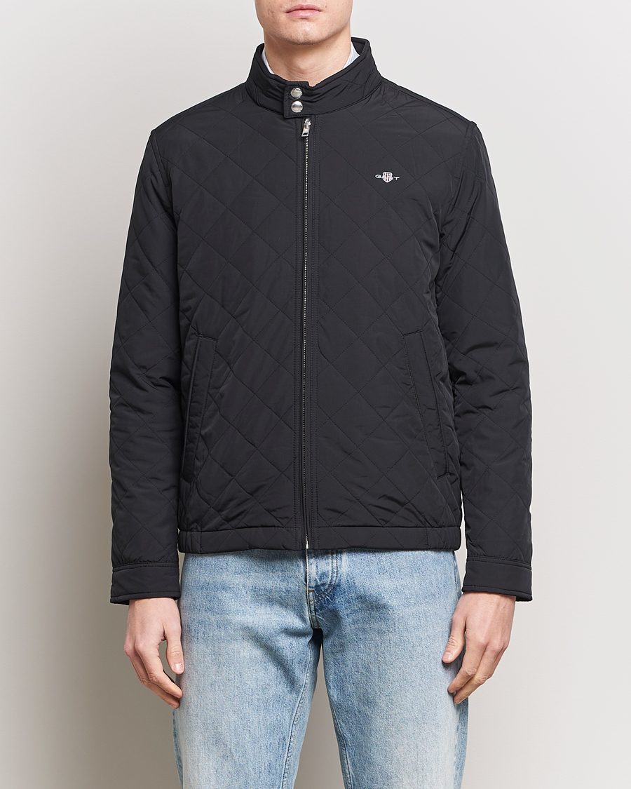 GANT The Quilted Windcheater Black