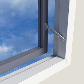 SecuMax Raamuitzetter Buitendraaiend Wit 720