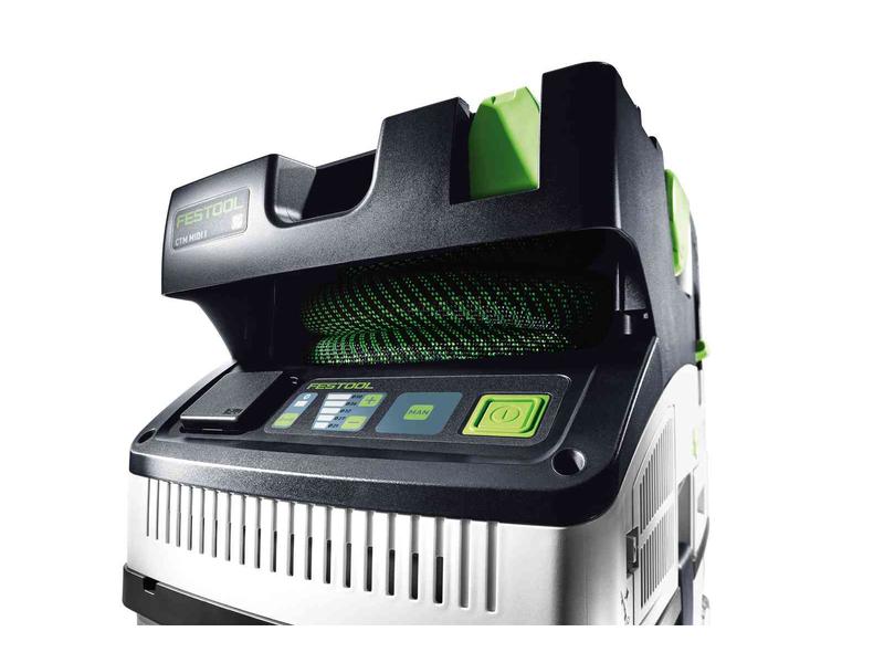 FESTOOL Nass-/Trockensauger  CLEANTEC CTM MIDI I Kompaktes Absaugmobil – geeignet für bis zu Staubklasse M
