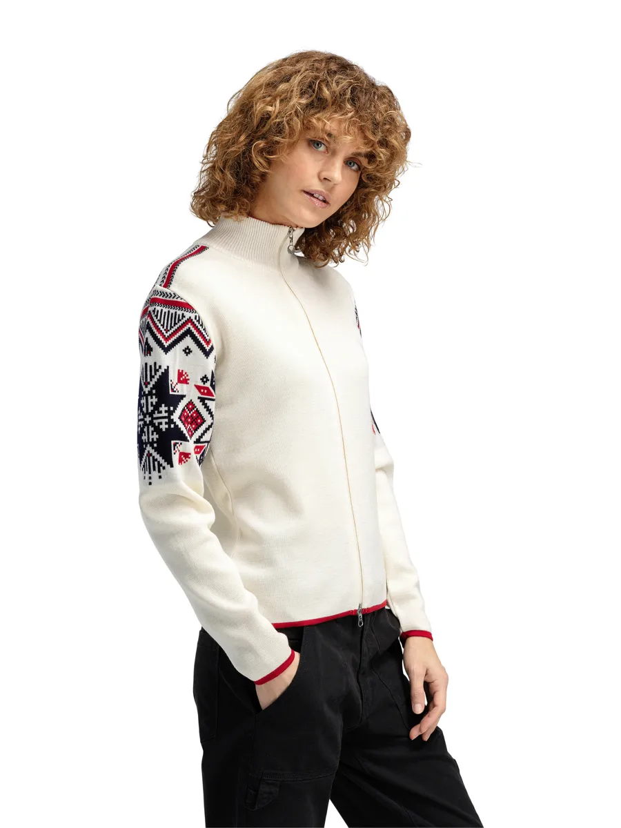 Dale of Norway Varberg Feminine Jacket Offwhite Marine Raspberry