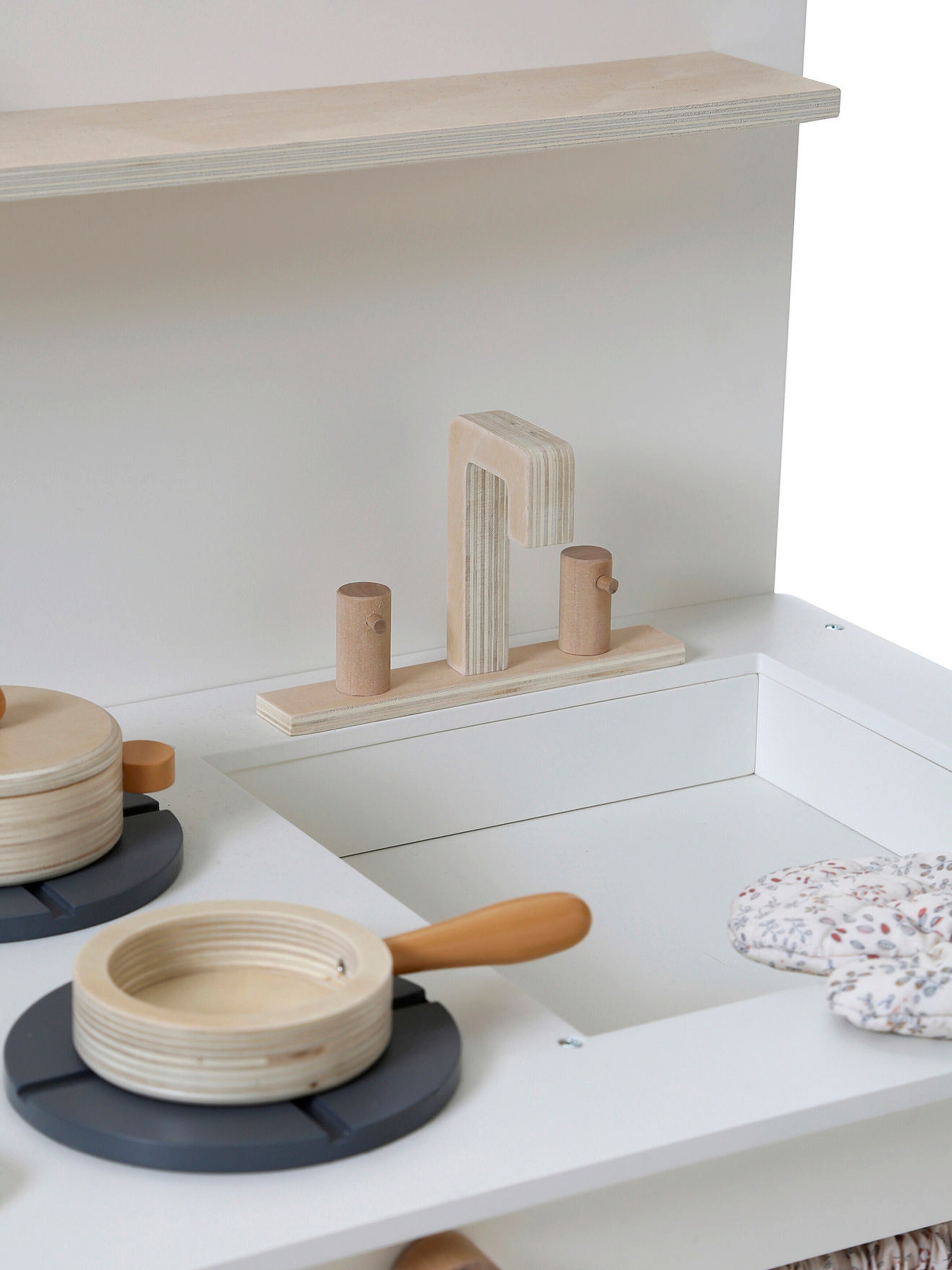 Vertbaudet Spielküche, Holz FSC® mehrfarbig
