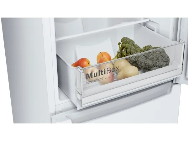 Bosch Serie | 2 KGN33NWEB - Køleskab/fryser - bund-fryser - fritstående - bredde: 60 cm - dybde: 66 cm - højde: 176 cm - 282 liter - Klasse E - hvid
