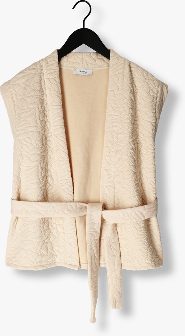 SIMPLE ecru simple blazer jer-jacq-24-1