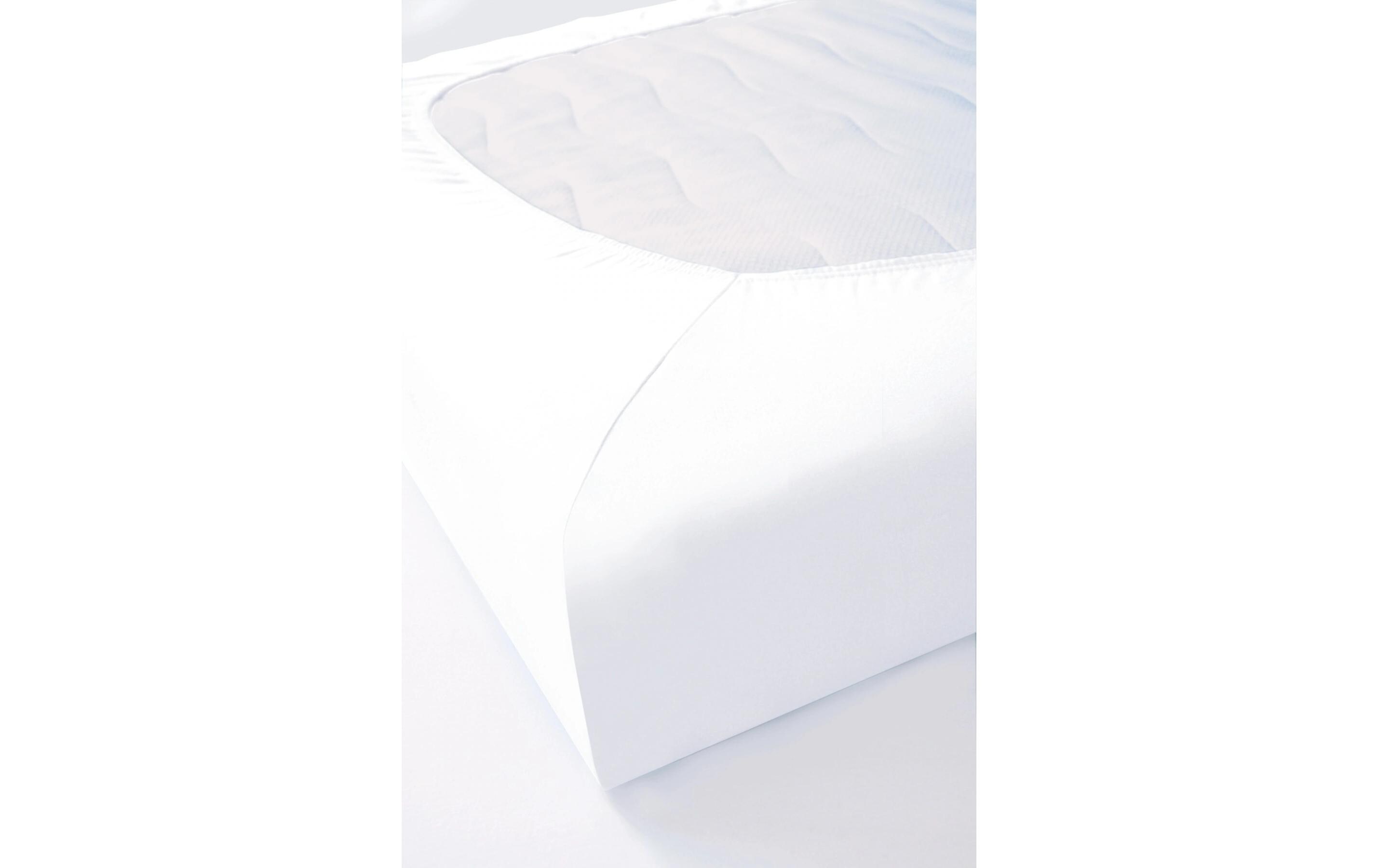 Fixmolton Stretch, 70 x 140 cm, WeissBettbezug aus 80% Baumwolle und 20% Polyester