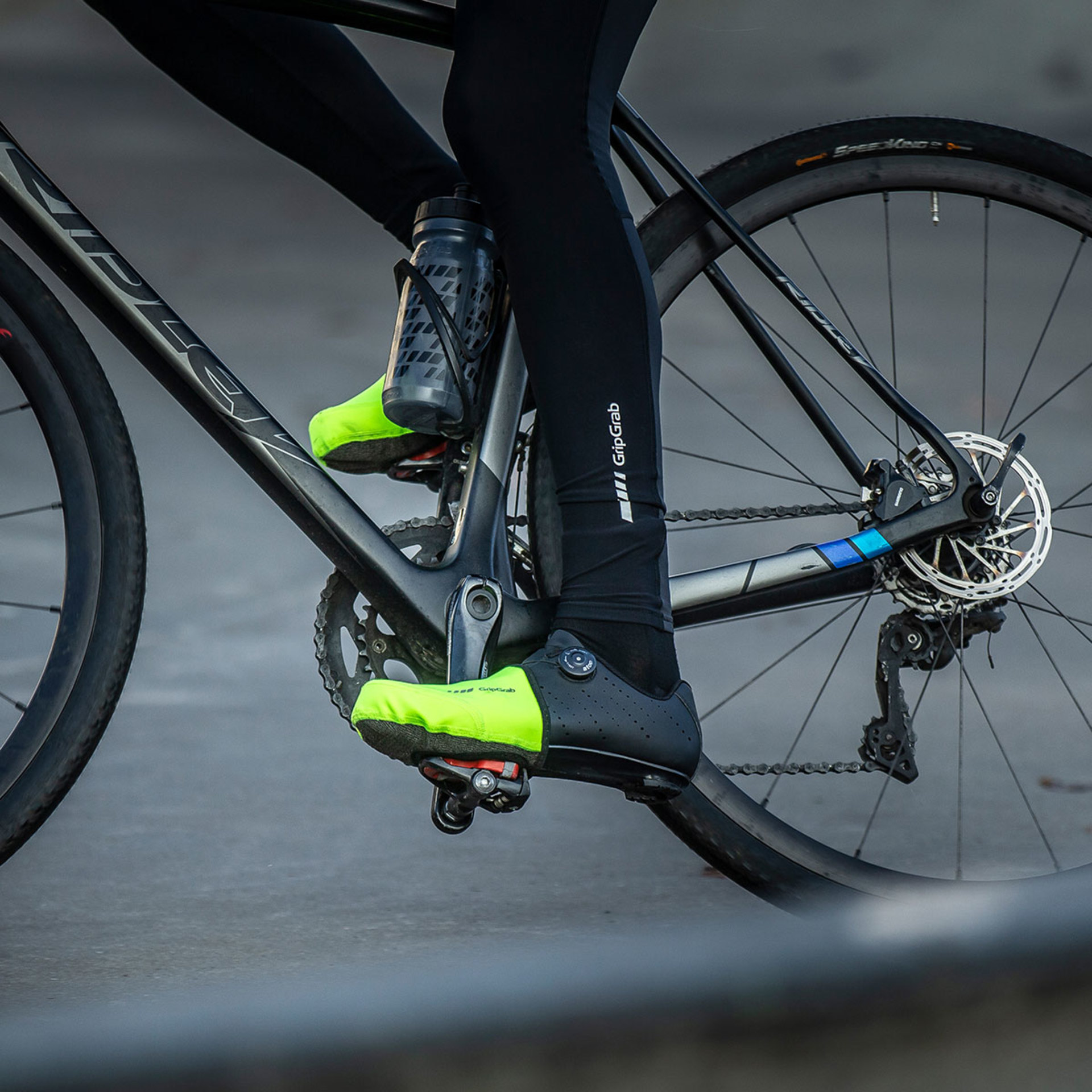 GripGrab Windproof Toe Cover Hi-Vis Fluo Geel