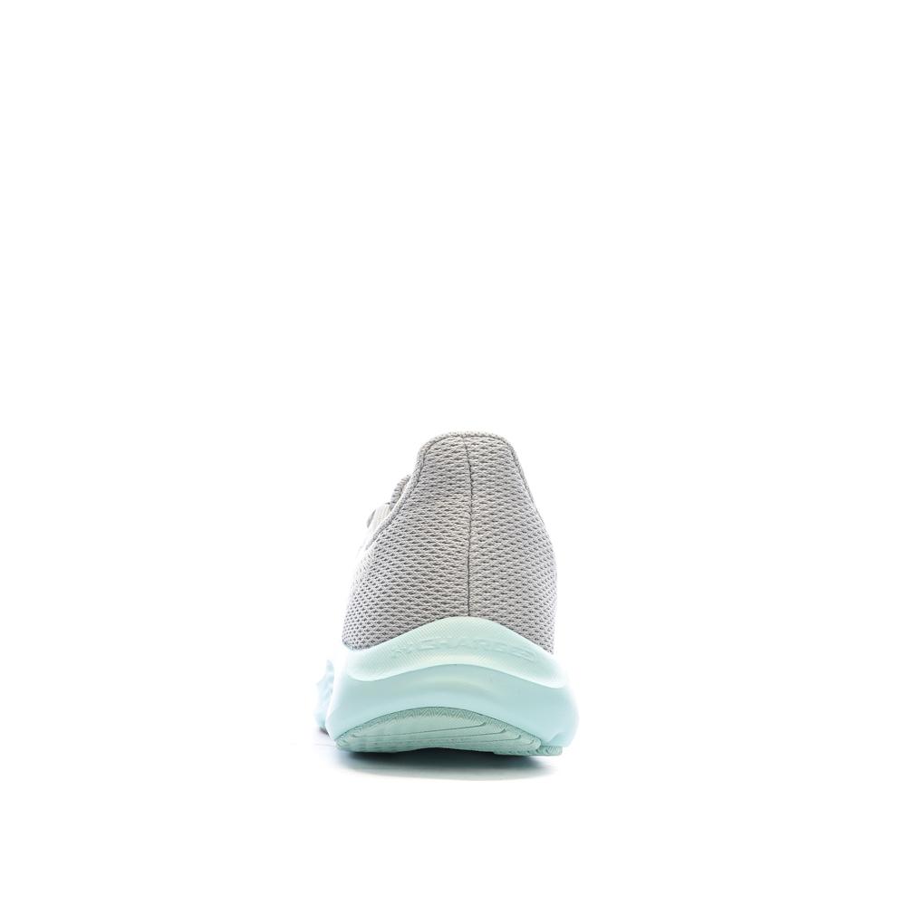 Under Armour Chaussures de Running Grises/Bleu Femme Under Armour Charged Pursuit