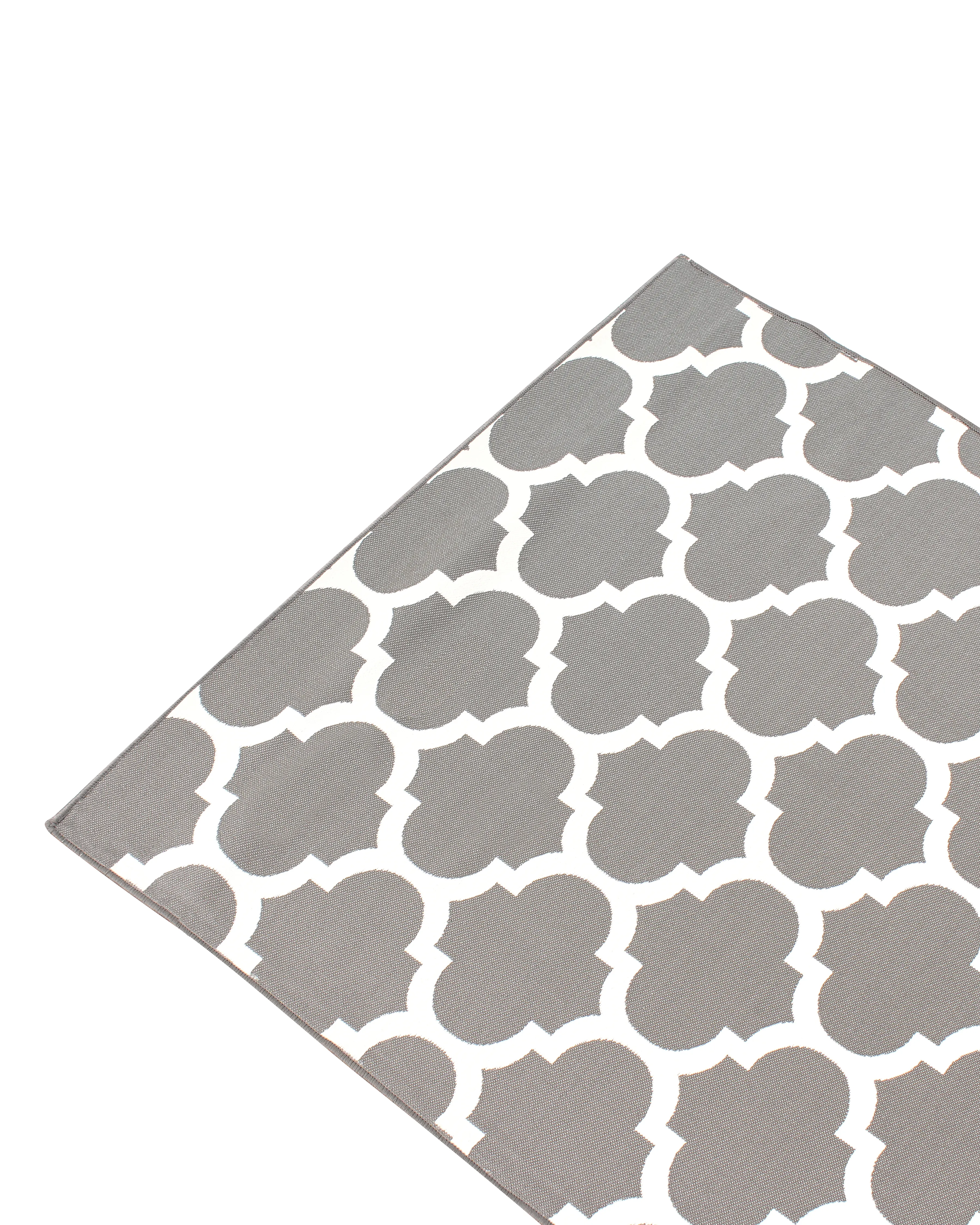 Tuintapijt AKSU Grijs 140 x 200 cm dubbelzijdig