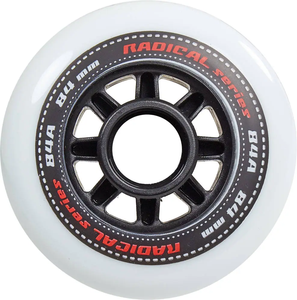 Tempish Radical Hvid Inliner Hjul 4-Pak | SkatePro