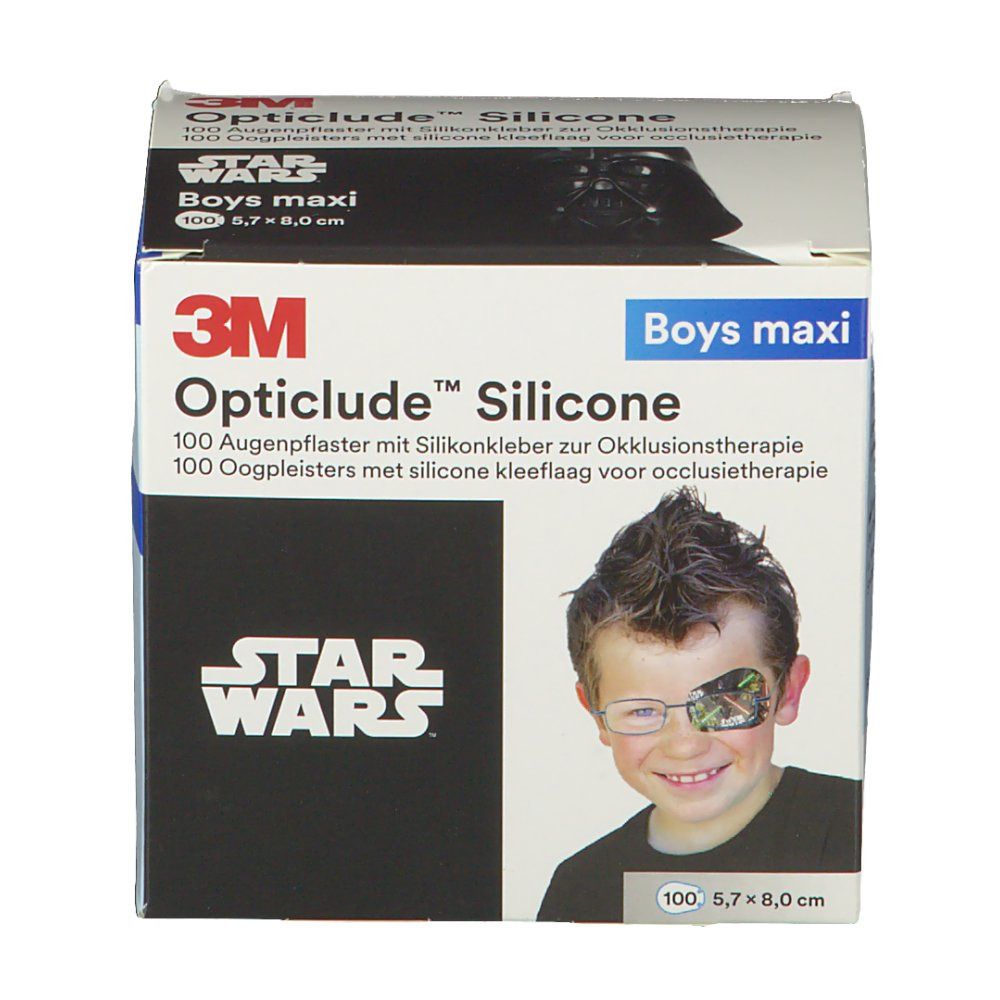 Opticlude 3M Silicone Disney Boys maxi 5,7 cm x 8 cm