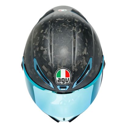 Casque AGV PISTA GP RR - FUTURO CARBONIO FORGIATO - Noir / Bleu