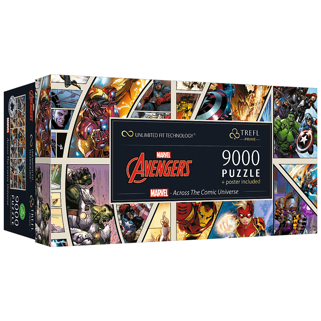Puzzle - Marvel - Across The Comic Universe - 9000 pièces