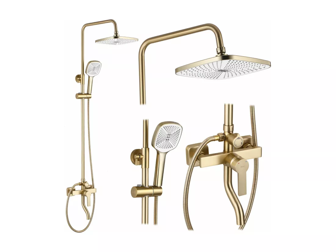 Kit De Douche Rea My2021-77Gg Argus Brush Gold