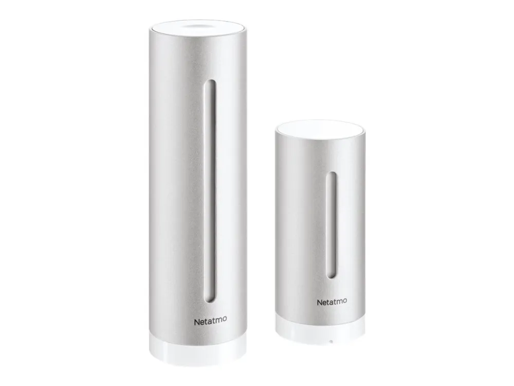 Netatmo NBU-NWS-NRG-EU Rain Pack - Vejrstation - trådløs - grå aluminium