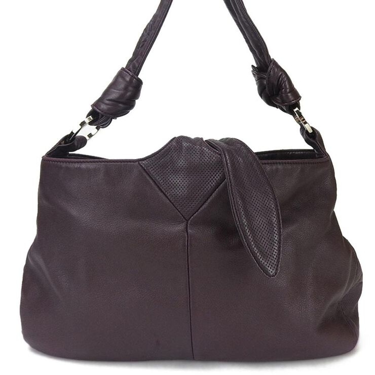 Loewe Vintage Loewe Shoulder Bag Purple