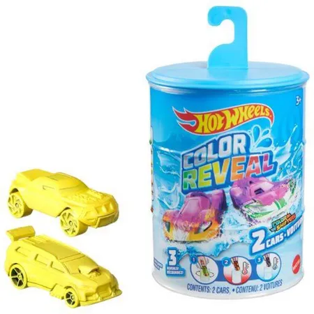 Hot Wheels Farbwechsel-2er-Pack mit Fahrzeugen und Farbwechseleffekt, 1 Packung, sortiert