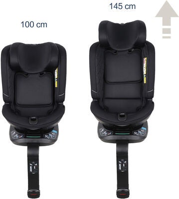 Beemoo Rotate i-Size Bilstol, Black Stone