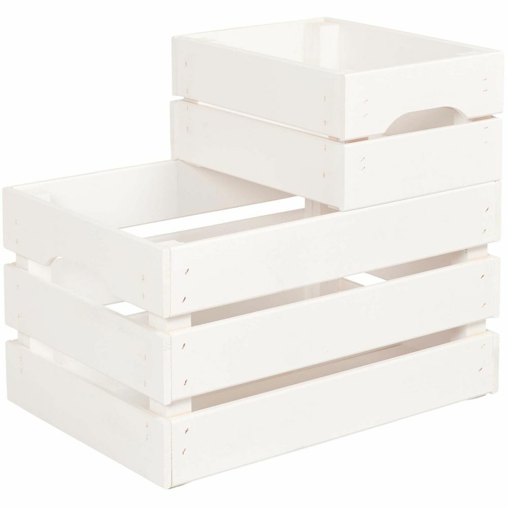Caisse de rangement en pin petit modèle 31 x 25 15 cm