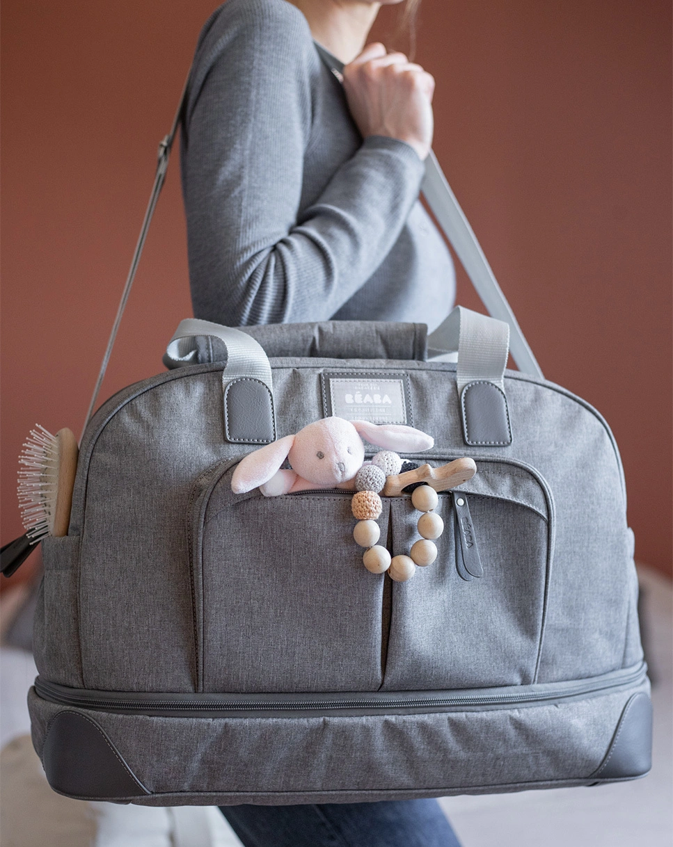 Reise-Wickeltasche AMSTERDAM II (63x22x36) in grey melange