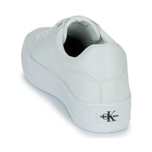 Calvin Klein Jeans - VULC FLATFORM LACEUP - Blanc