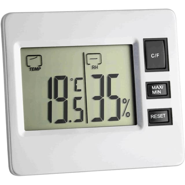 TFA Dostmann 30.5028 Termo- /hygrometer Hvid