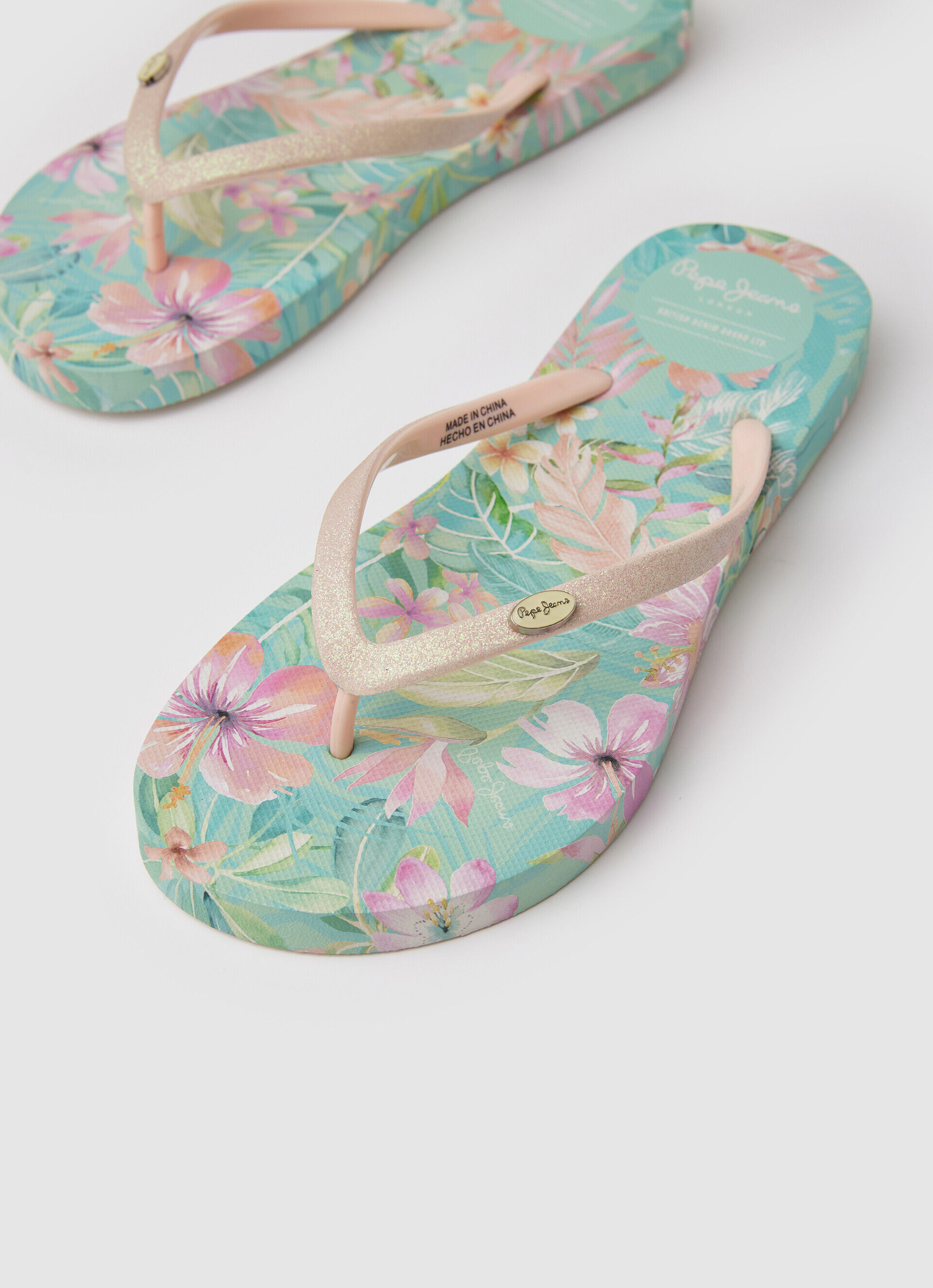 Chinelo de dedo RAKE TROPICAL BEACH - verde mojito