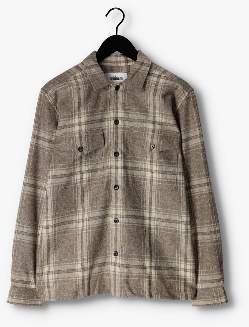 MINIMUM beige minimum overshirt kendo