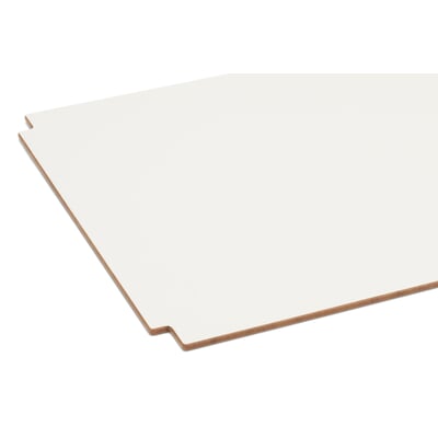 Fachboden zu Schrank P100, Weiß / RAL 7035 Lichtgrau