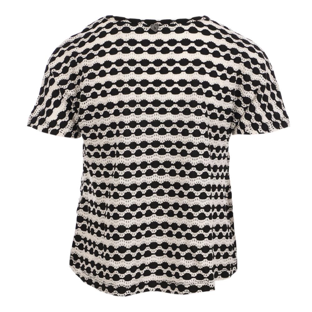 Teddy Smith T-shirt Noir/Blanc Fille Teddy Smith Tendemo