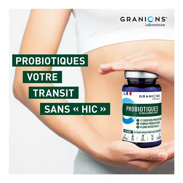 Granions Probióticos para Equilíbrio da Flora Intestinal - 40 Cápsulas