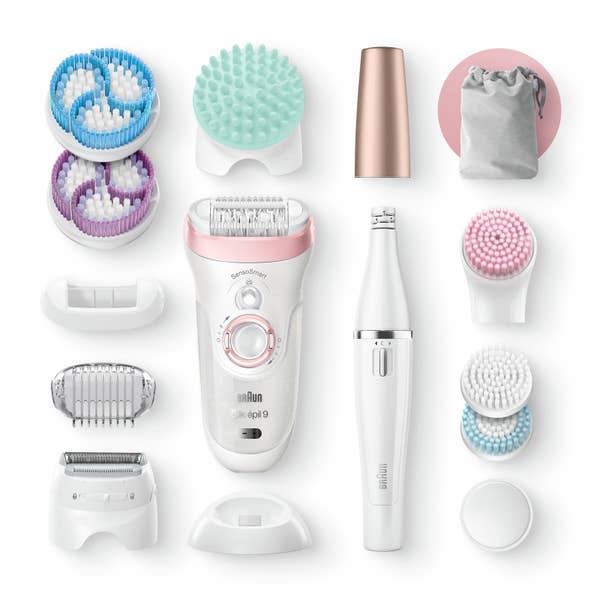 Braun Silk-épil Deluxe Beauty-Set 9-995 9-in-1 Epilierer & Reinigung für Gesicht & Körper