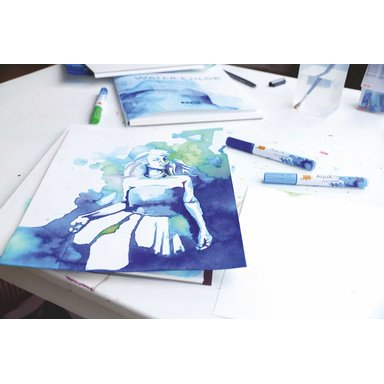 Stylo pinceau Aqua Paint SOLO Goya, set de 6 pièces