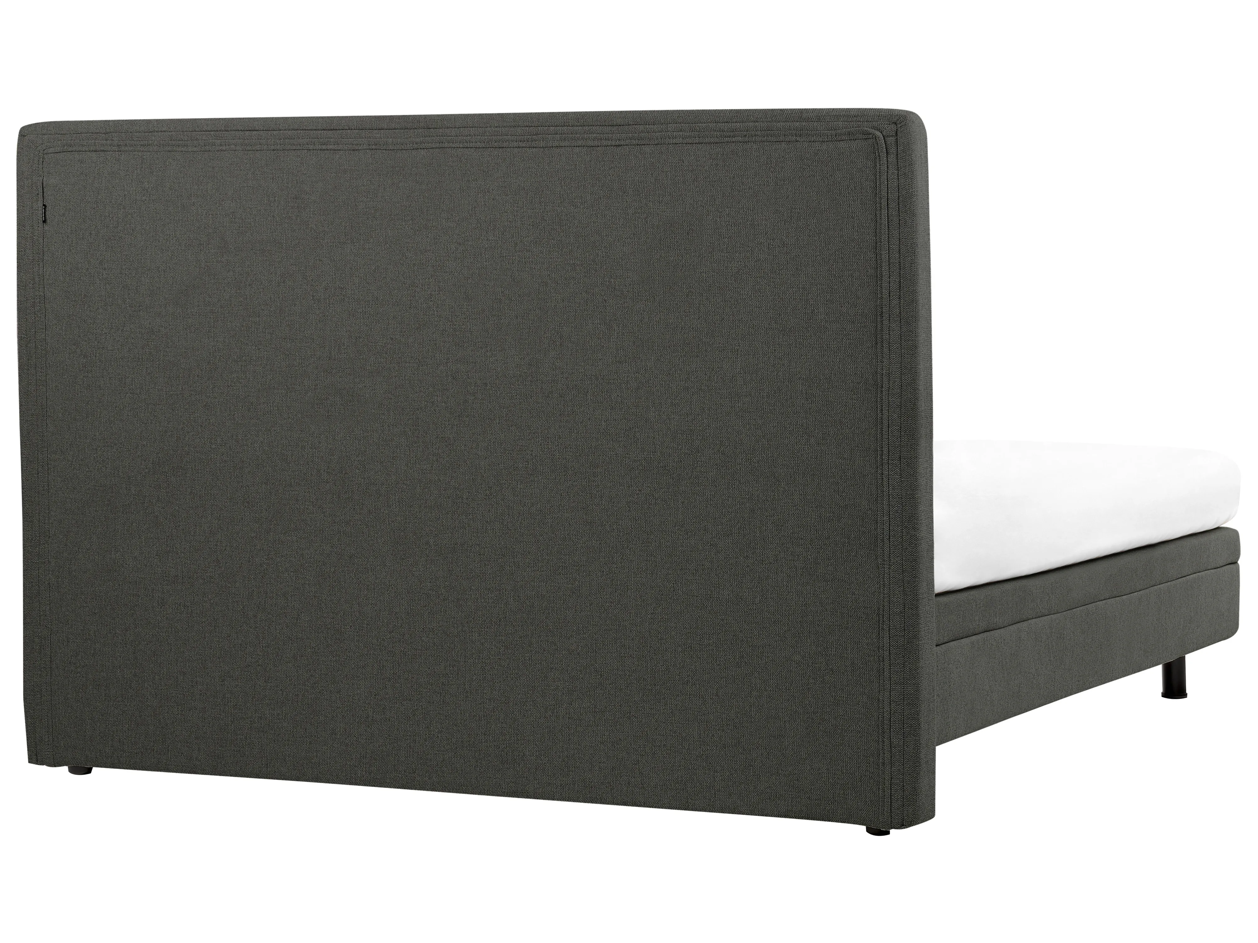 Verstelbaar bed Stof CASTELLAN 180 x 200 cm Donkergrijs