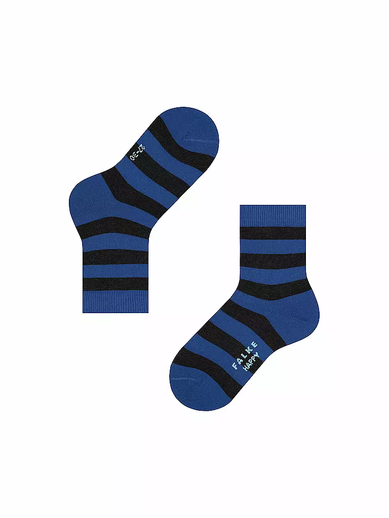 FALKE Kinder Socken Happy Stripe 2er Pkg black schwarz