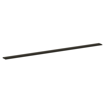 Rabatdeel vurenhout antraciet ca. 1,7 x 13,5 cm, lengte ca. 240 cm