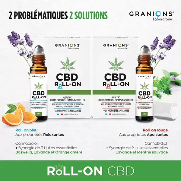 Roll-On CBD Vermelho Granions 5ml