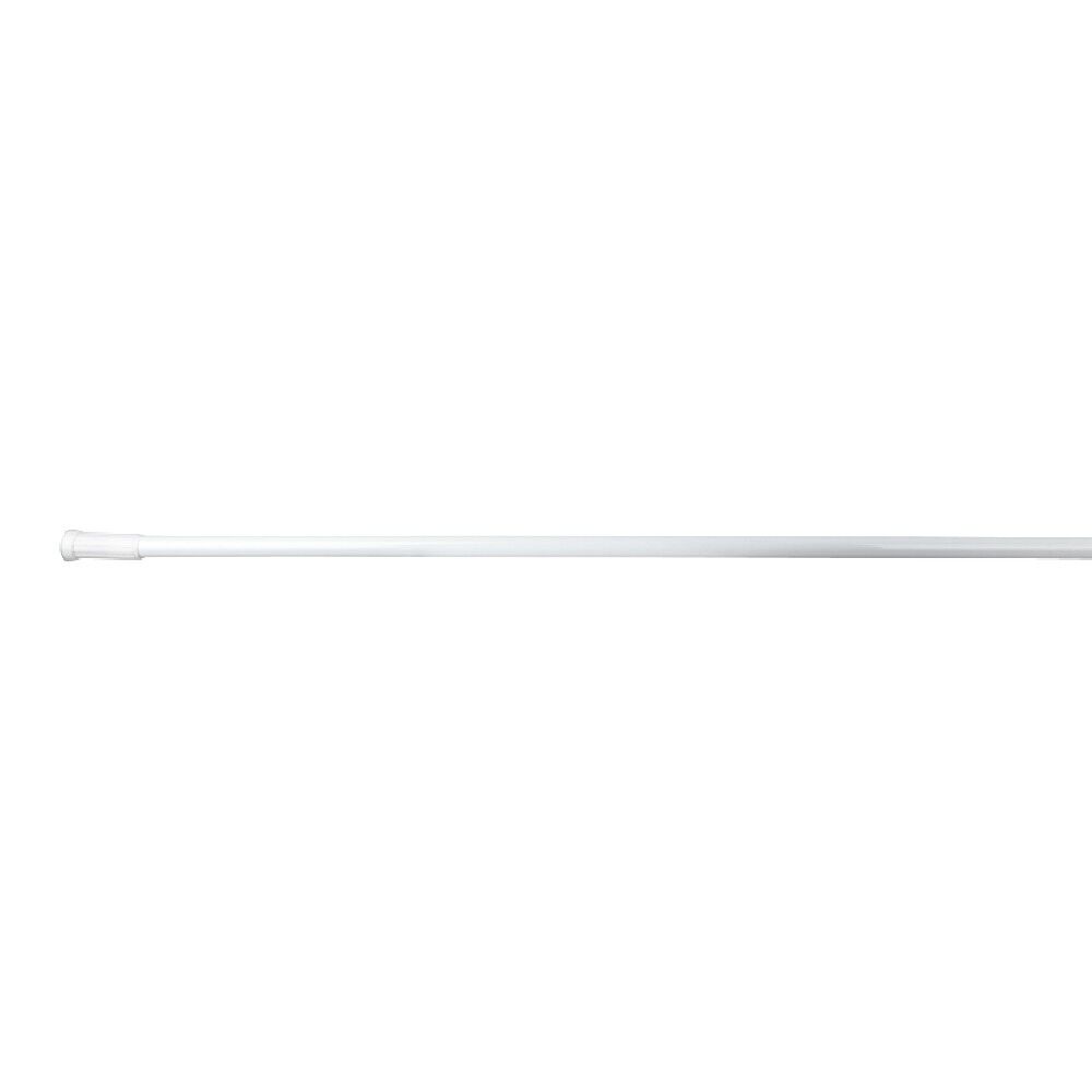 Barre de douche extensible blanche 110/200 cm