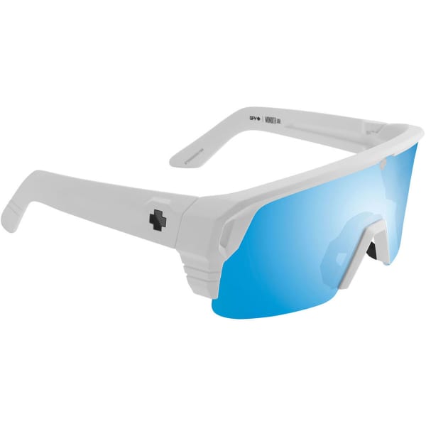Lunette vélo SPY MONOLITH 5050 MATTE WHITE HAPPY BOOST POLAR ICE BLUE MIRROR